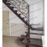 Кованые лестницы - эскиз перил № 127