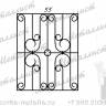 Кованые решетки - эскиз № 055