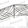 Кованые перила - эскиз № 060