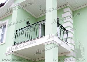 Перила на балкон - эскиз № 430