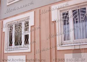 Сварные решетки на окна - рисунок инд.