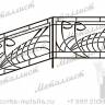 Кованые перила - эскиз № 068