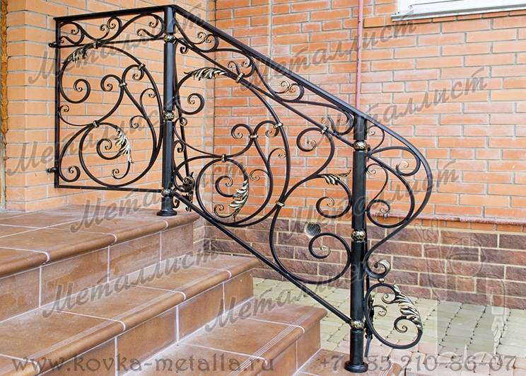 Перила для крыльца - эскиз инд.