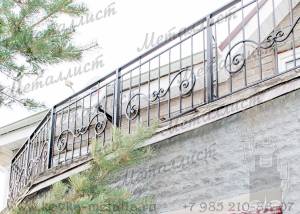 Кованые балконы - эскиз перил № 76