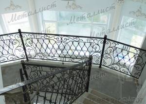 Кованые балконы - эскиз перил № 101