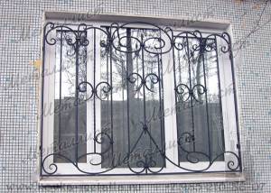 Кованые решетки на окна - эскиз № 187