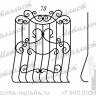 Кованые решетки - эскиз № 078