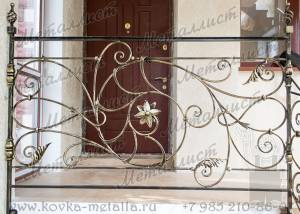 Кованые балконы - эскиз перил № 143