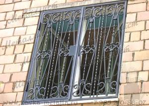 Кованые решетки на окна - эскиз № 121