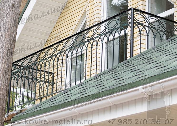 Перила на балкон - эскиз № 61