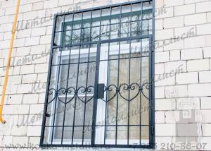 Кованые решетки на окна - эскиз 203