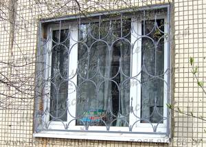 Сварные решетки на окна - эскиз № 72
