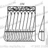 Кованые решетки - эскиз № 194