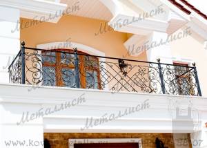 Кованые балконы - эскиз перил № 182