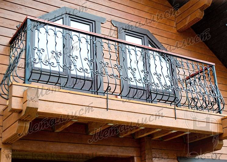 Перила на балкон - эскиз № 63